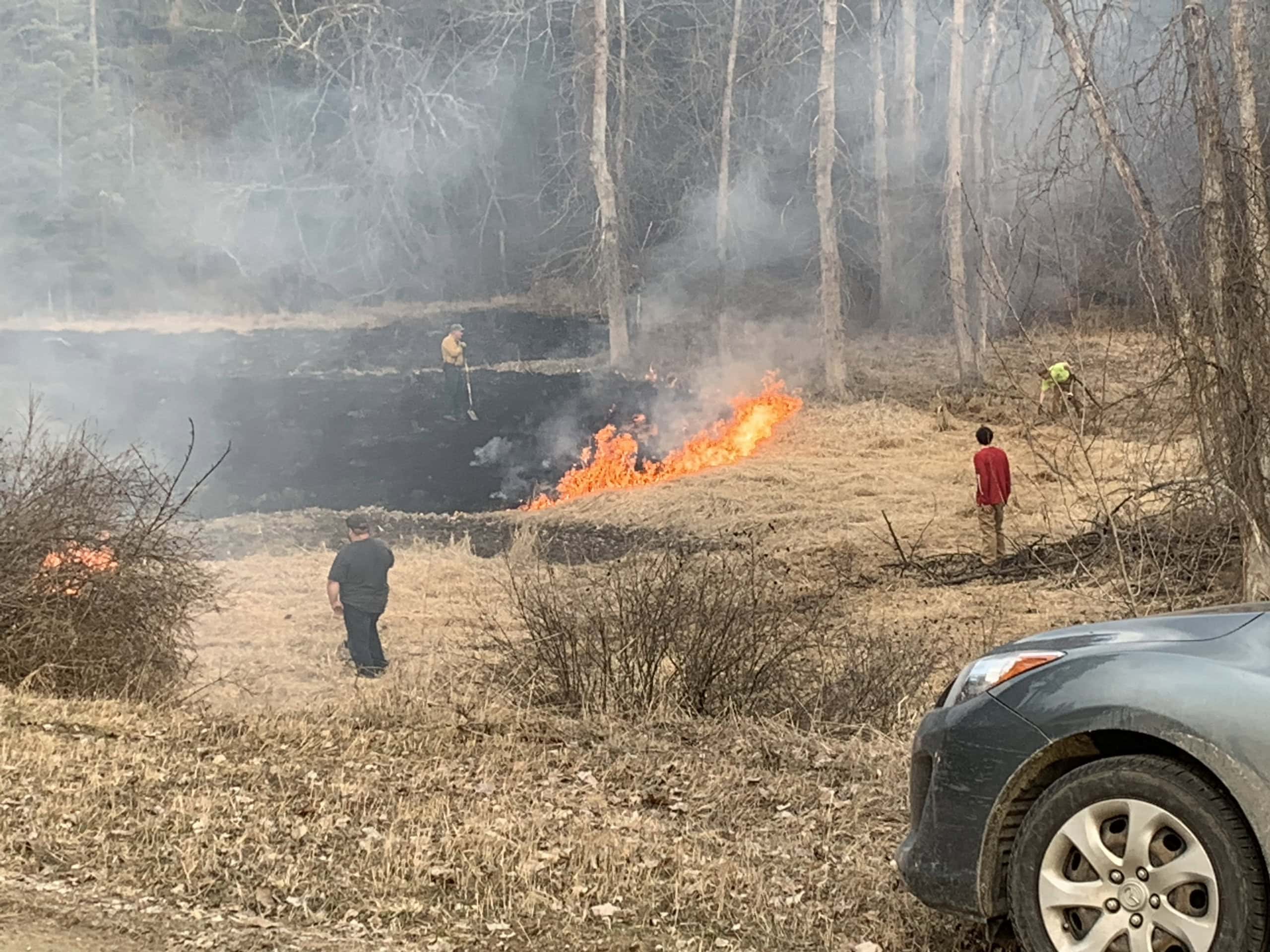Fighting spot fire 1